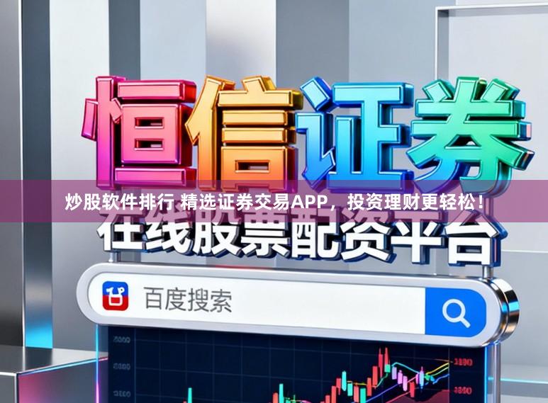 炒股软件排行 精选证券交易APP，投资理财更轻松！