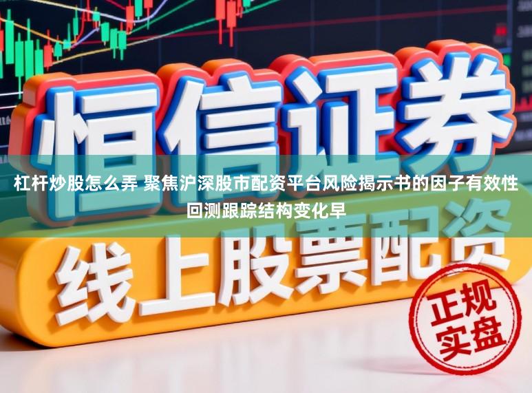 杠杆炒股怎么弄 聚焦沪深股市配资平台风险揭示书的因子有效性回测跟踪结构变化早